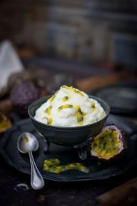 Passionfruit & White Chocolate Mousse