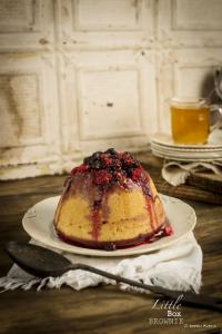 Steamed Orange and Berry Pudding