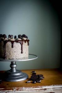 Oreo Chocolate Dribble Layer Cake